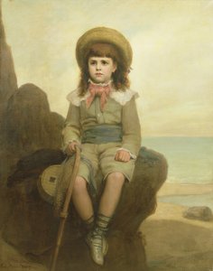 岩の上の少年 作： Emile Dupont Zipcy